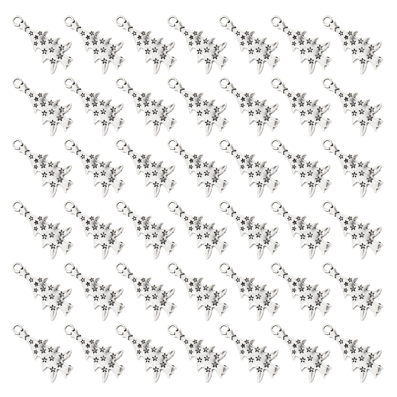 100 шт., аксессуары для подвесок со звездами, высокое качество, прочные маленькие подвески «сделай сам», рождественские очаровательные ювелирные изделия, ожерелье, декор, Рождество