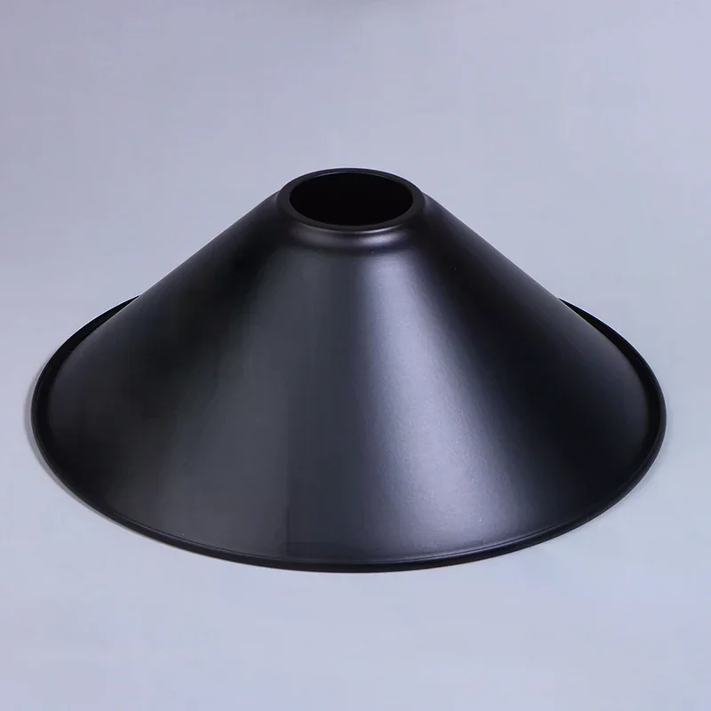 Black Iron Lampshade American Retro Industrial Style Chandelier Wall Lamp Table Lamp Lampshade For Restaurant Clothing Store