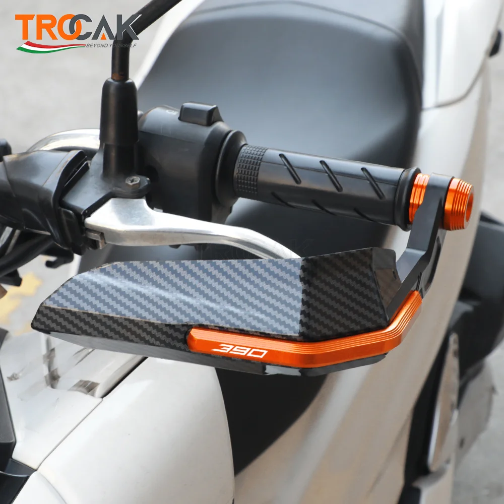 2025 2024 ل KTM 390 DUKE 390 RC390 390 ADV Adventure 2023 دراجة نارية CNC المقود القبضات الحرس دواسة فرامل عتلات حراس اليد #3