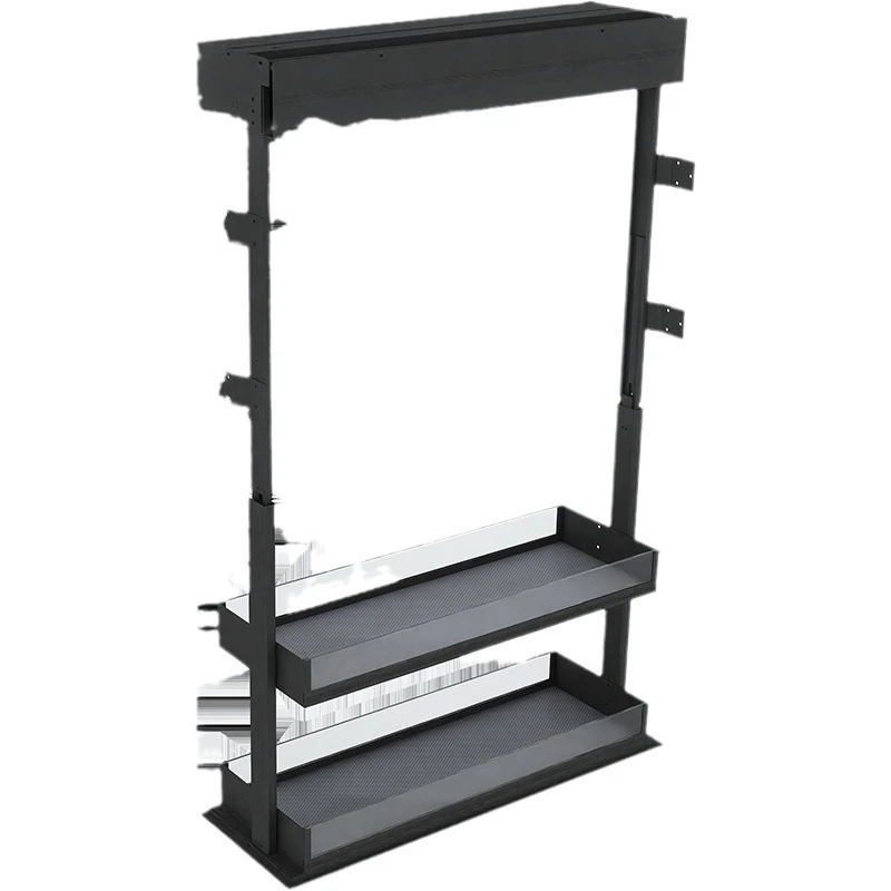 Vertical smart hanging cabinet lift basket touch control voice voice control mobile phone remote control electric descent