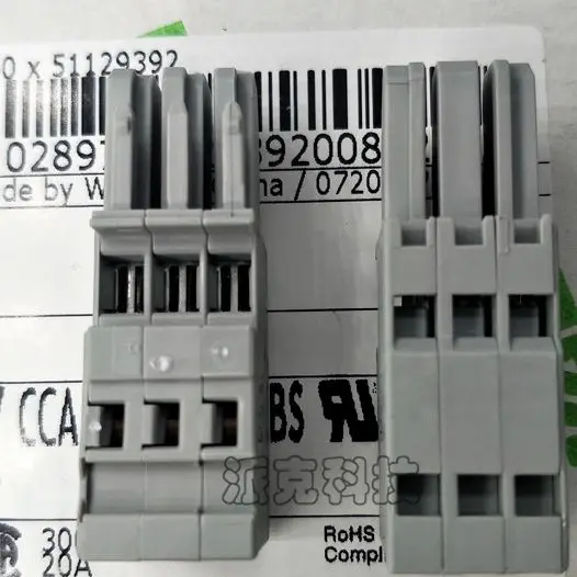 WA/G0 1-line 3-pole hole connector 769-103 straight plug-in X-COM