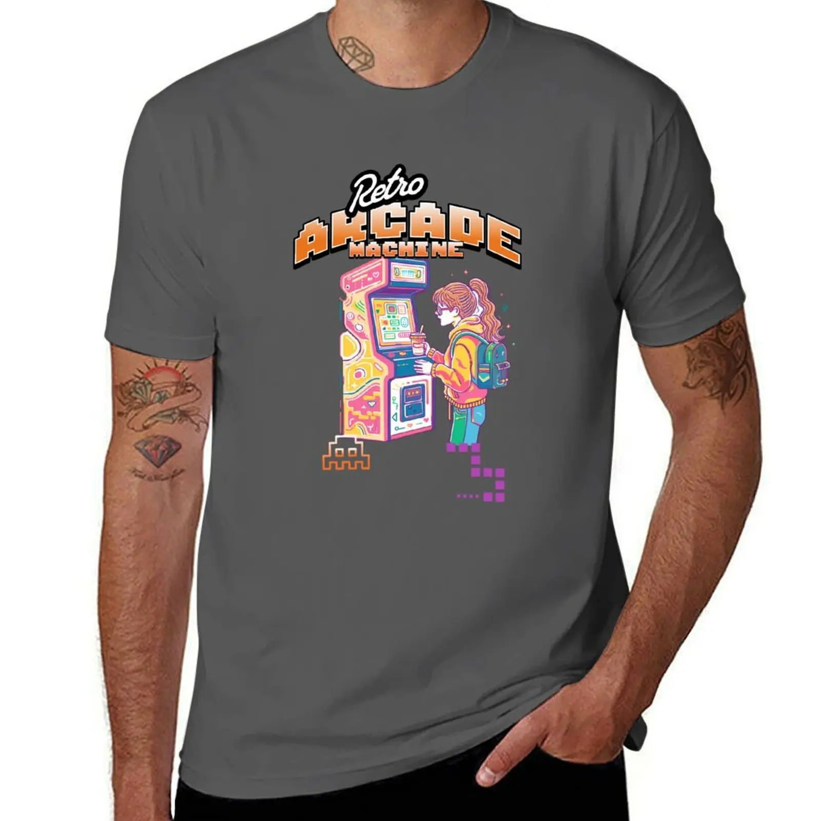 

Pixelated Treasures: Relive the Retro Magic in Digital Art T-Shirt t shirt man plain funny t shirts man T-Shirt