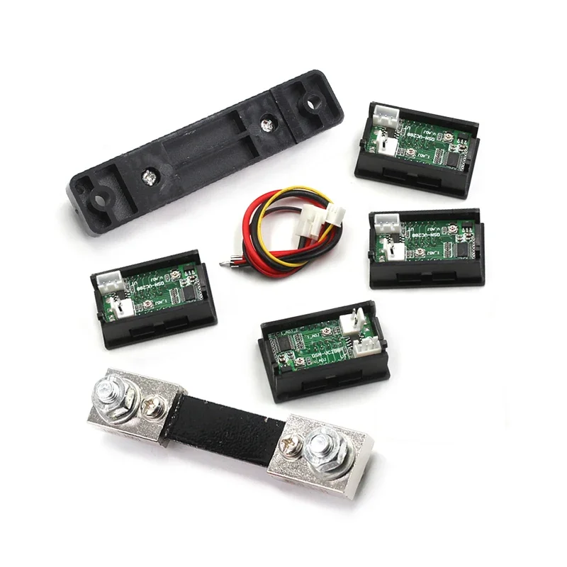 1pcs LED DC digital current and voltage meter dual display 0-100V10A board