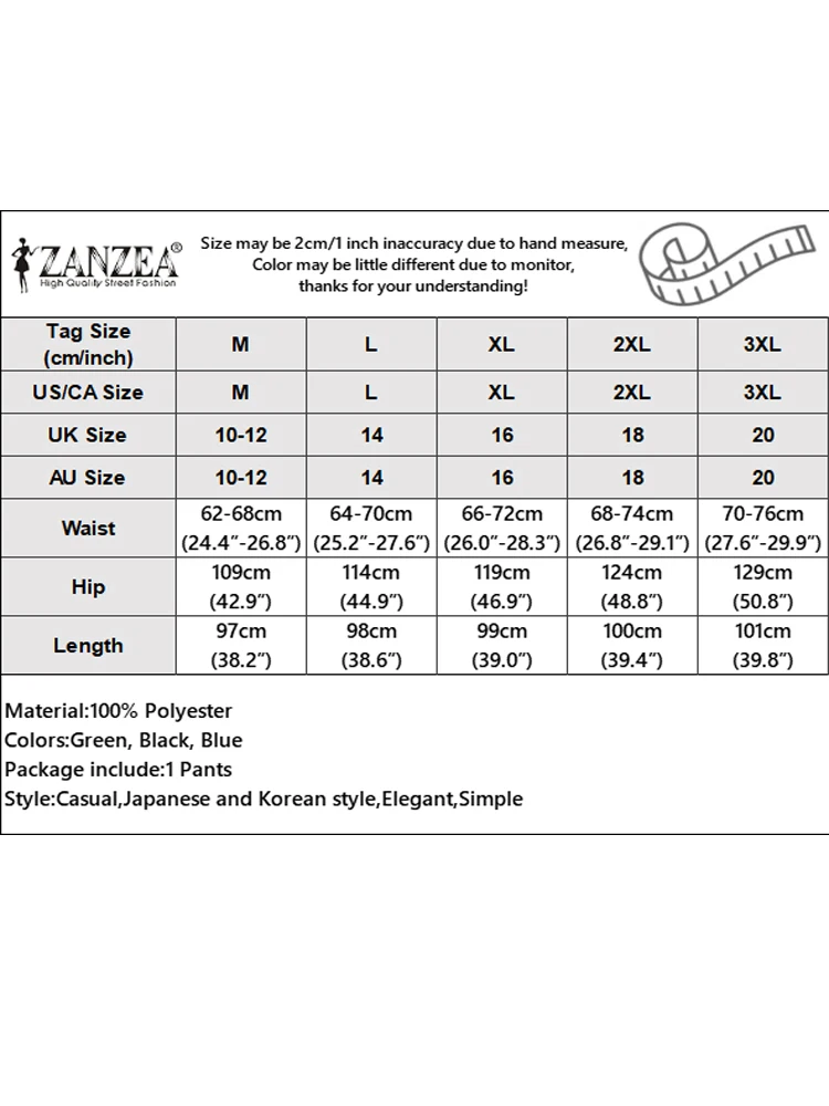 ZANZEA Summer Wide Leg Trousers Women Casual Home Sleep Long Pants Loose Elastic Waist Pants Summer Daily Stripe Sleep Pantalons