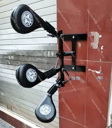 

Multi-Position Kick Target Holder Taekwondo Foot Target Stand Triple Target Rack Adjustable Kicking Training Equipment Black