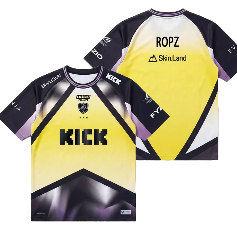 2026 Neues Vitality CS2 Valorant Grandmaster Esports Sporttrikot Familien-Matching-T-Shirt Geeignet für Alltags- und Trainingskleidung Y2K – Detail 4