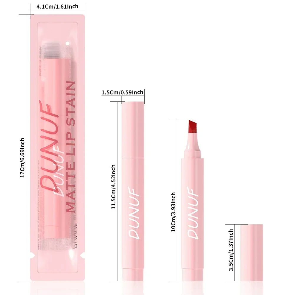 5 Kleuren Waterdichte Voedende Gladde Lippenstift Pen Fluwelen Lipliner Blijvende Niet Vervagende Make-Up Rose Rode Lip Tint Lippen Cosmetisch