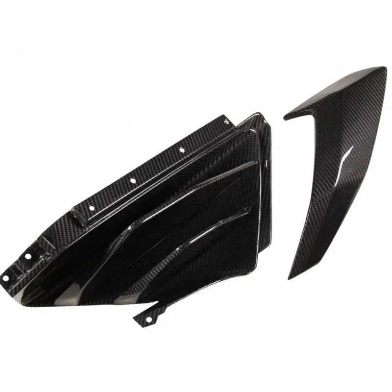 

Для Lamborghini Huracan Evo RWD Tecnica: Комплект обвеса PK Style из сухого карбона – боковые спойлеры-накладки с вентиляционными отверстиями