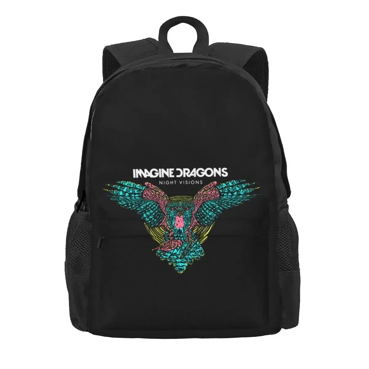 Imagine Dragons Night Visions Large Capacity Backpack Print Schoolbag Sports Style Large Capacity