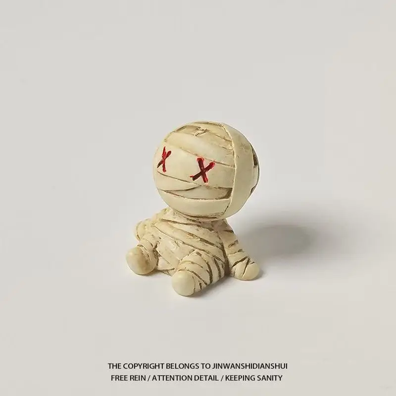 

"I'm Bored with The Mummy!" Halloween Resurrection Ghost Festival Horror Resin Tabletop Gift