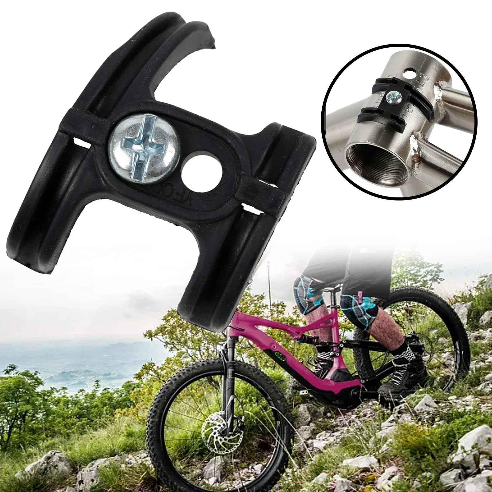 Bike Five-pass Cable Upgrade Your Bike's Performance with High Quality Cable Guide Bicycle Bottom Bracket Cable Guide