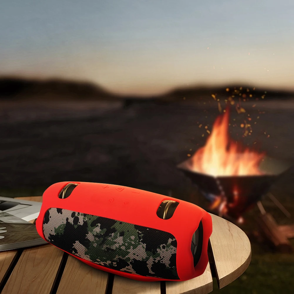 Capa de silicone para alto-falante, capa protetora anti-queda para alto-falante, manga à prova de choque para jbl xtreme 4, portátil bt