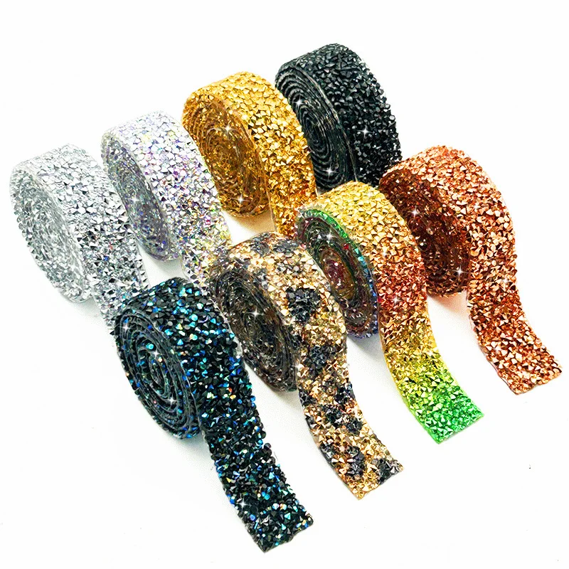 Image of 1 Yard 20mm Strass-Perlenbesatz, Harz-Kristall-Motiv, Strass-Hotfix-Band zum Aufbügeln für DIY-Kleidung, Schuhe, Kleiderdekoration