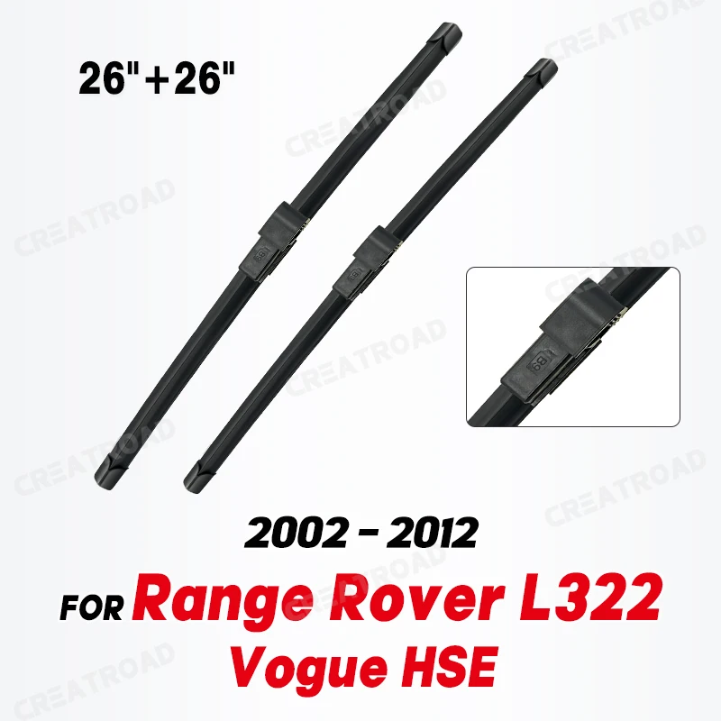 Spazzole tergicristallo anteriore per Land Rover Range Rover L322 Vogue HSE 2002 - 2012 spazzola per parabrezza parabrezza 26 \