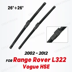 Spazzole tergicristallo anteriore per Land Rover Range Rover L322 Vogue HSE 2002 - 2012 spazzola per parabrezza parabrezza 26 