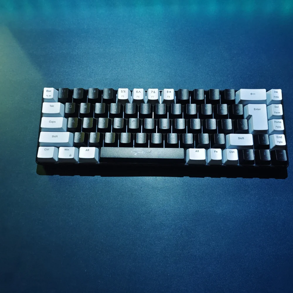 Wired 68 Key teclado 70% Computer Gaming keyboards RGB Backlit Ergonomic Key Line Separation Ergonomic PC Keyboard klawiatura