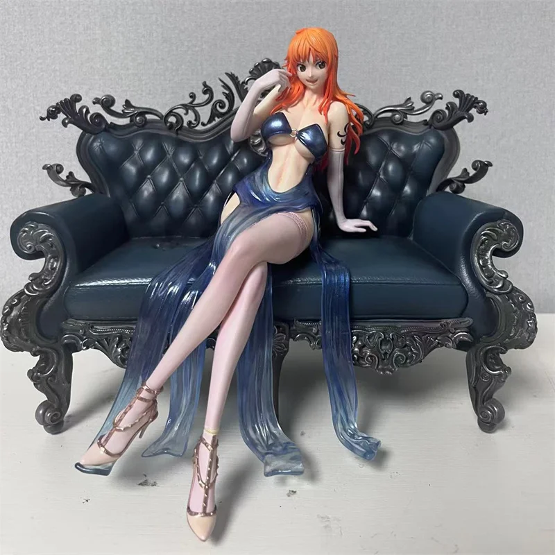 15cm One Piece Figure Suit Thug Series Robin Nami Boa Hancock  Anime Sexy Action Figure Pvc Statue Doll Model Toys Birthday Gift