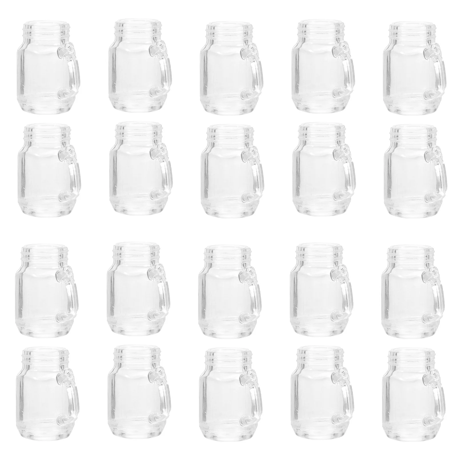 20Sets Miniature Milk Tea Cup DIY Plastic Cups for Resin Craft Jewelry Keychains Mini House Cup Decorations Keychain Mini Cups