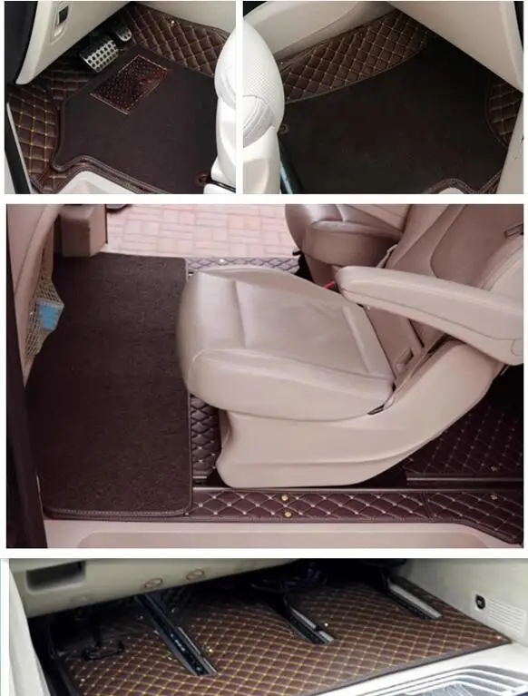 

Комплект автомобильных ковриков на заказ для Mercedes-Benz EQV 300 2020-2026 (7/8 мест), высококачественные двухслойные ковры для EQV300 2025