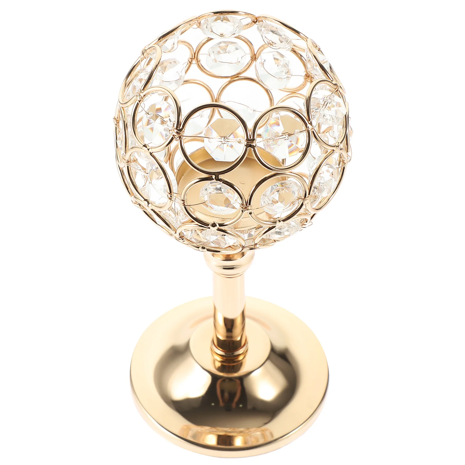 

Mini Crystal Holder Vintage Style Tall Pillar Stand For Home Wedding Party Decor Nordic Desktop Decoration