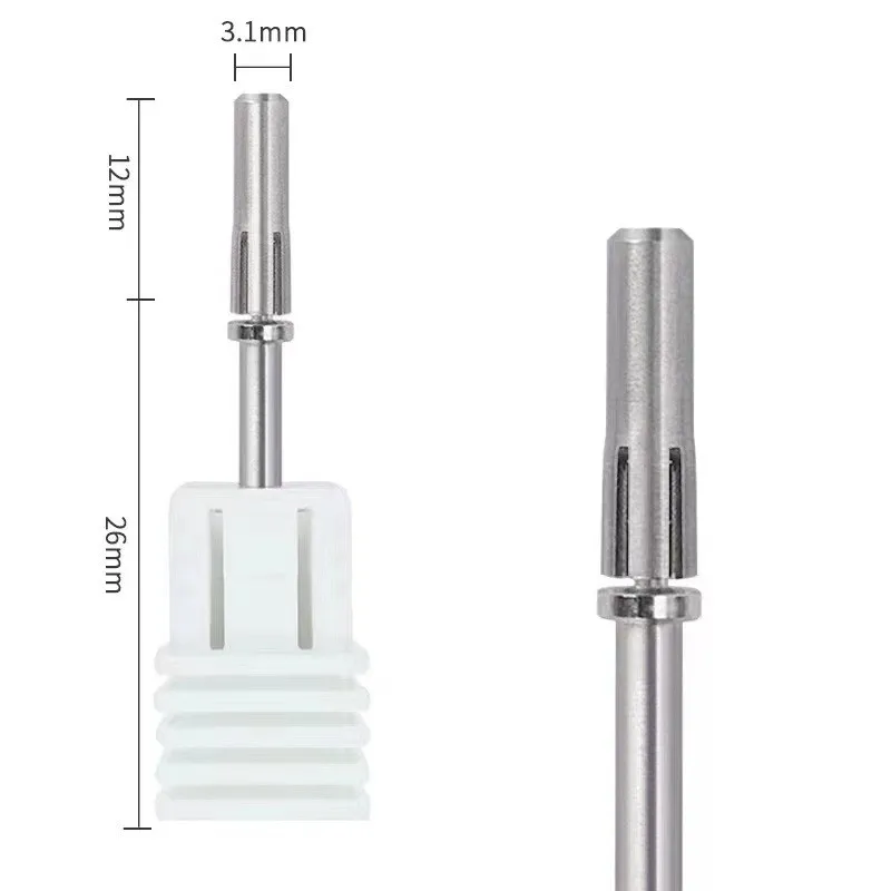 50Pcs 3mm Nail Sanding Bands 120/150/180/240 Grit Mini Nail Drill Bit Nail File Accessory Polishing Electric Manicure Tool