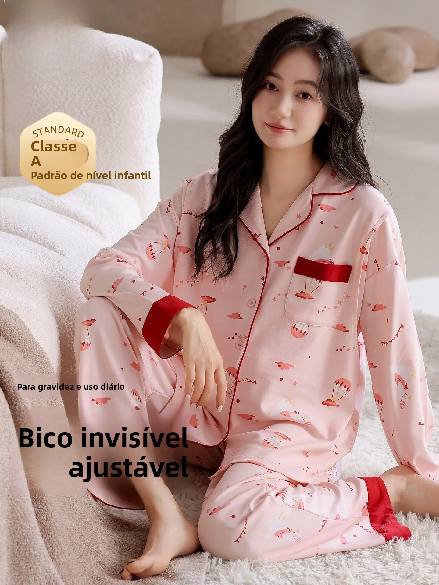 camison-de-maternidad-100-algodon-absorbente-de-sudor-ropa-de-dormir-para-mujer-conjunto-de-ropa-para-lactancia-primavera
