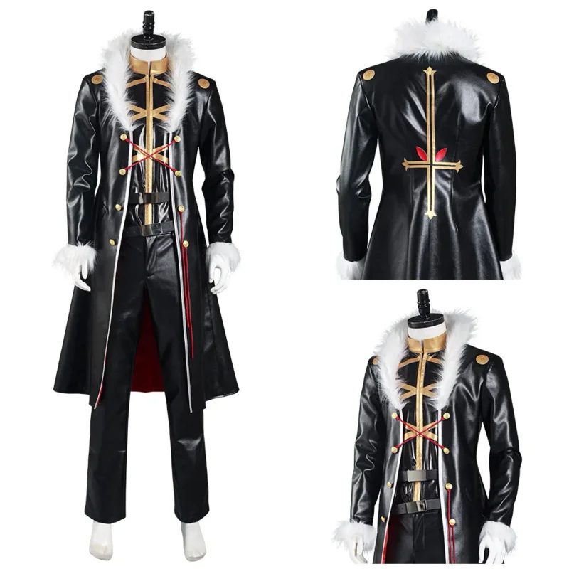 

New Hunter x Hunter Chrollo Lucier kulolo lushirufelu pants vest Halloween costume suit high quality new