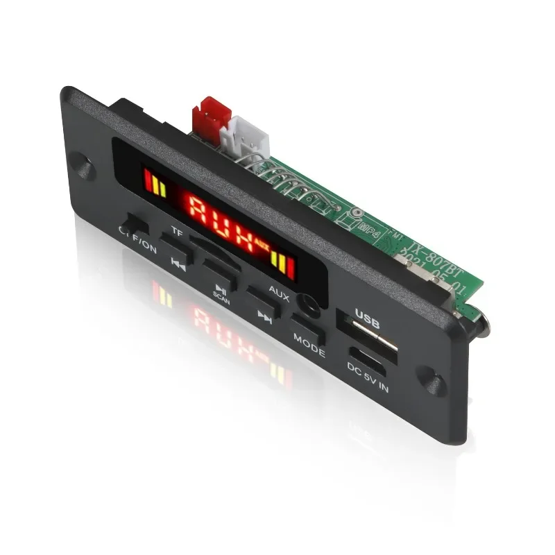 DC 5V 18V 50W Amplifier MP3 Decoder Board Bluetooth5.0 Car MP3 Player USB Recording Module FM AUX Radio For Speaker Handsfree