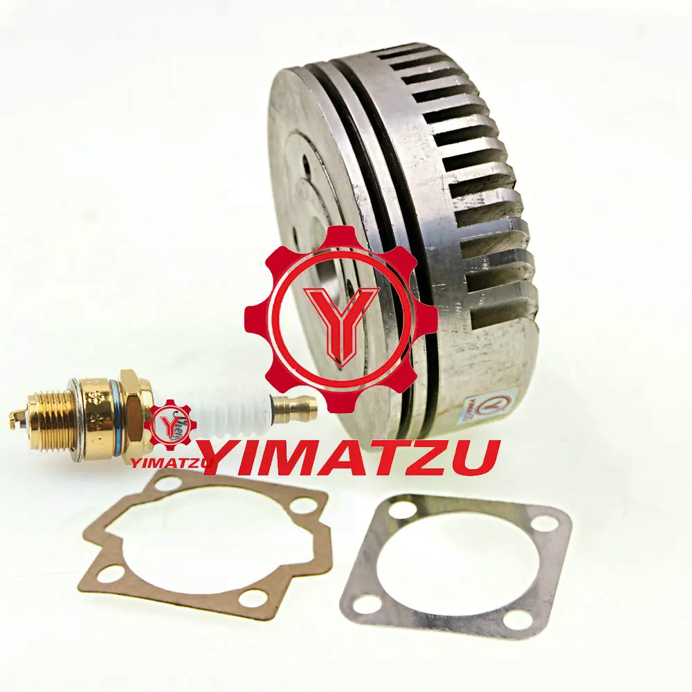 Yimatzu Bicycle Engine Parts F80 80CC Modified All-aluminum CNC Cylinder Head to Improve Heat Dissipation and Increase Power