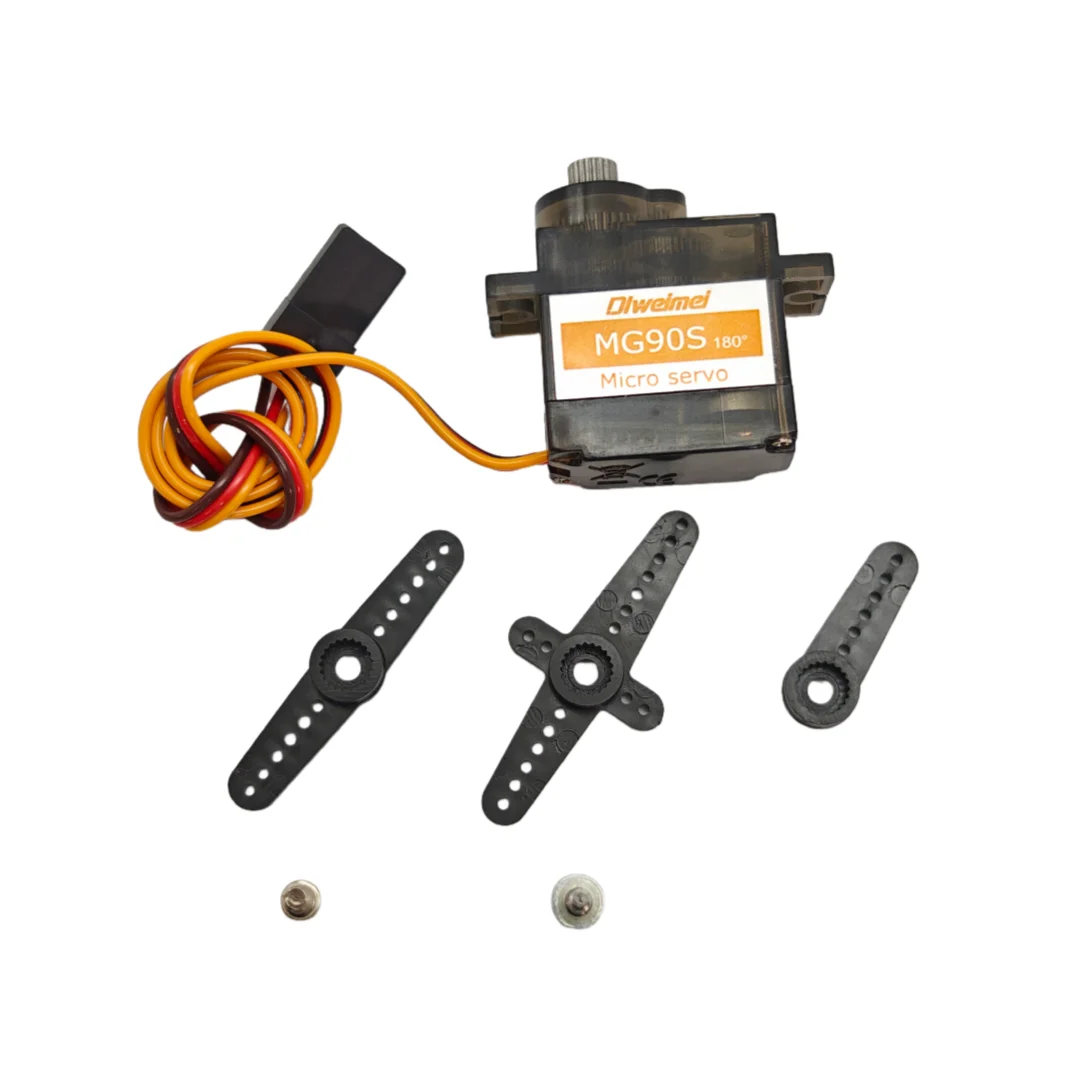 DlweimeiMG90S/Servo 10/20/50/ Pcs All Metal Gear 9g SG90 Upgraded Version For Helicopter Plane Boat Car MG90 9G Trex 450RC Robot