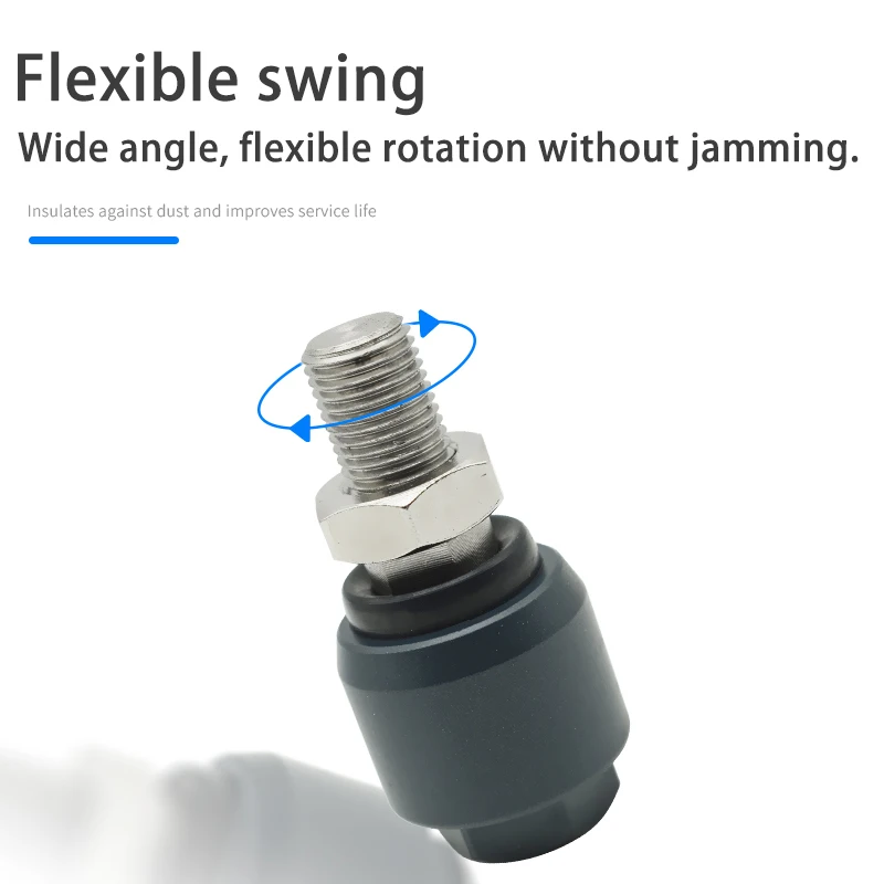 エアタック タイプ ユニバーサル フローティング フィッティング FD シリーズ - 複数のサイズ: M3x0.5、M5x0.8、M8x1.25、M12x1.25、M20x1.5、M27x2.0、M30x2