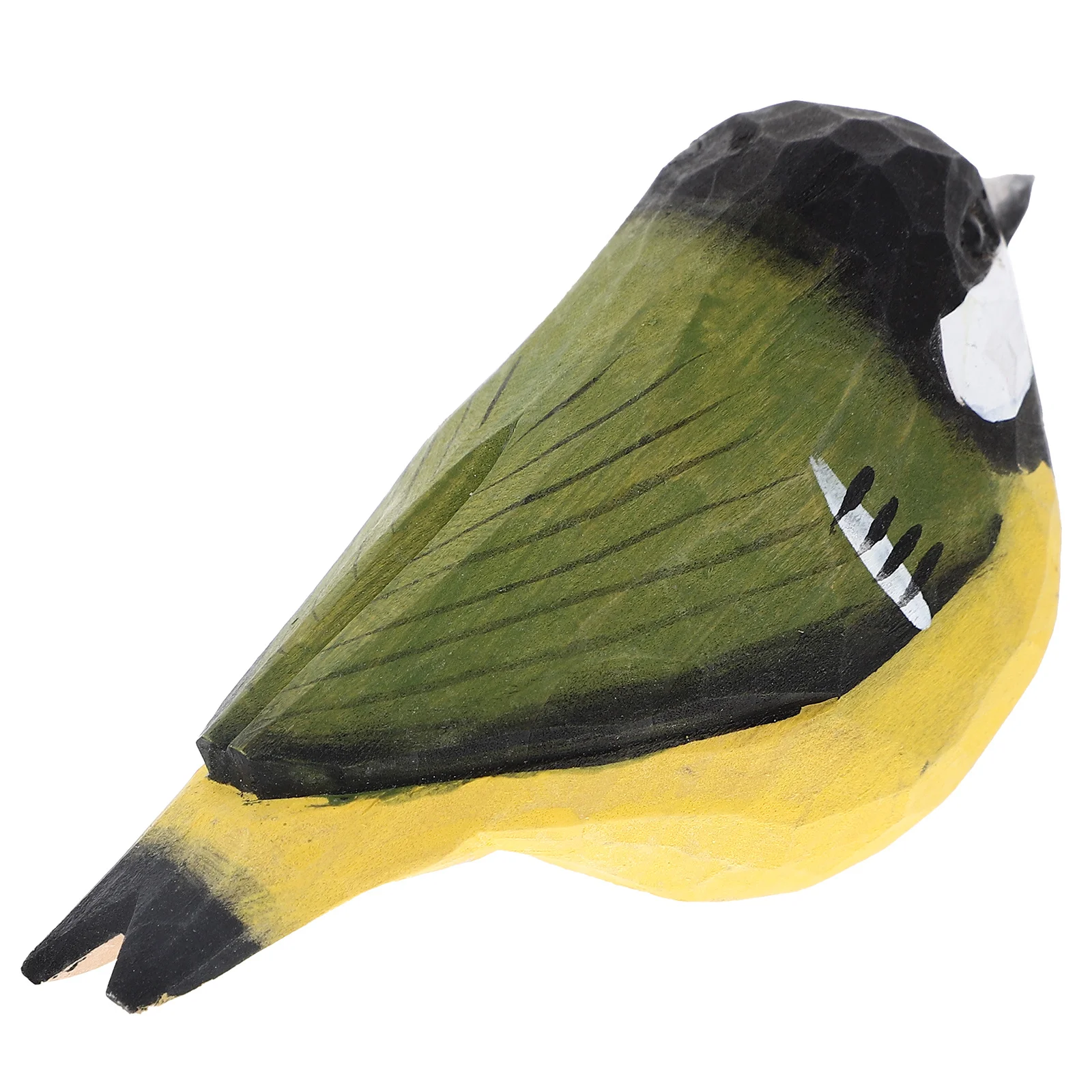 

Wood Bird Ornament Lifelike Fake Small Bird Decoration Garden Home Tabletop Display Birds Artificial Small Birds