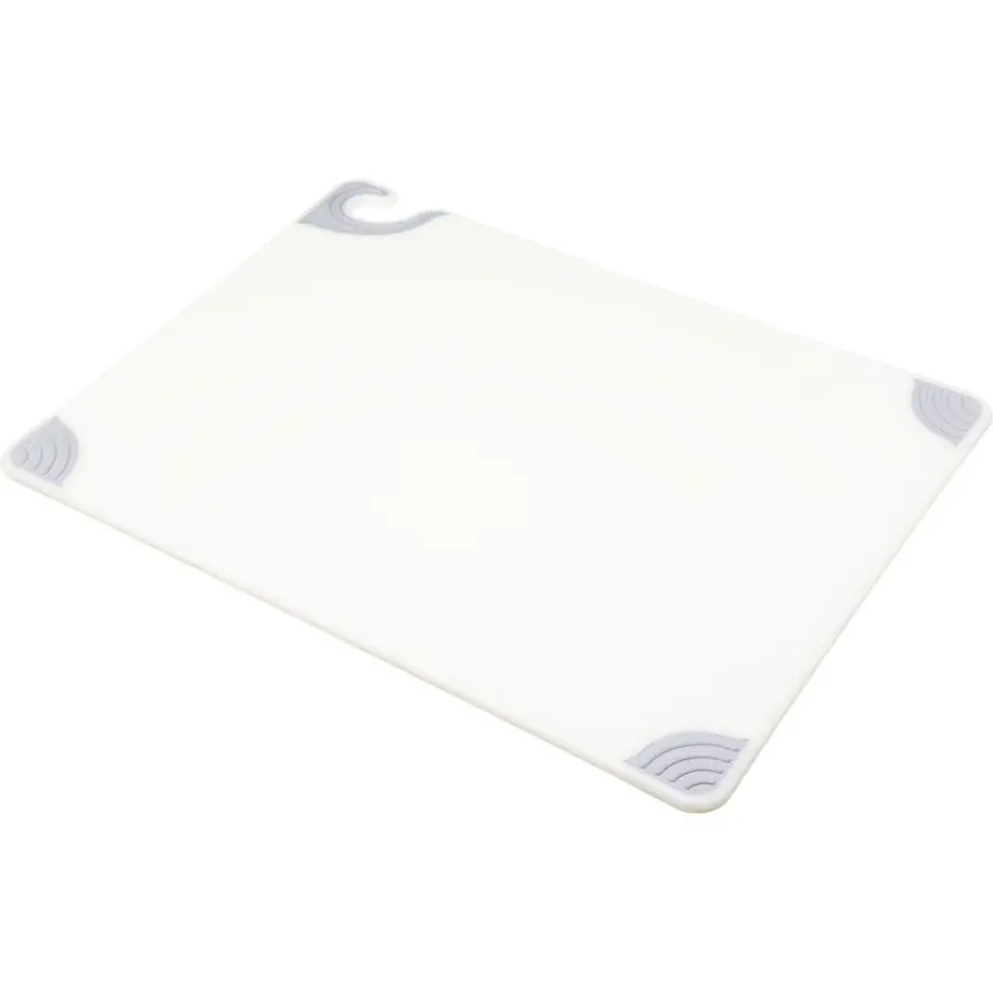 

SafTGrip Plastic Cutting Board with Safety Hook, 18 x 24 x 0.5, White