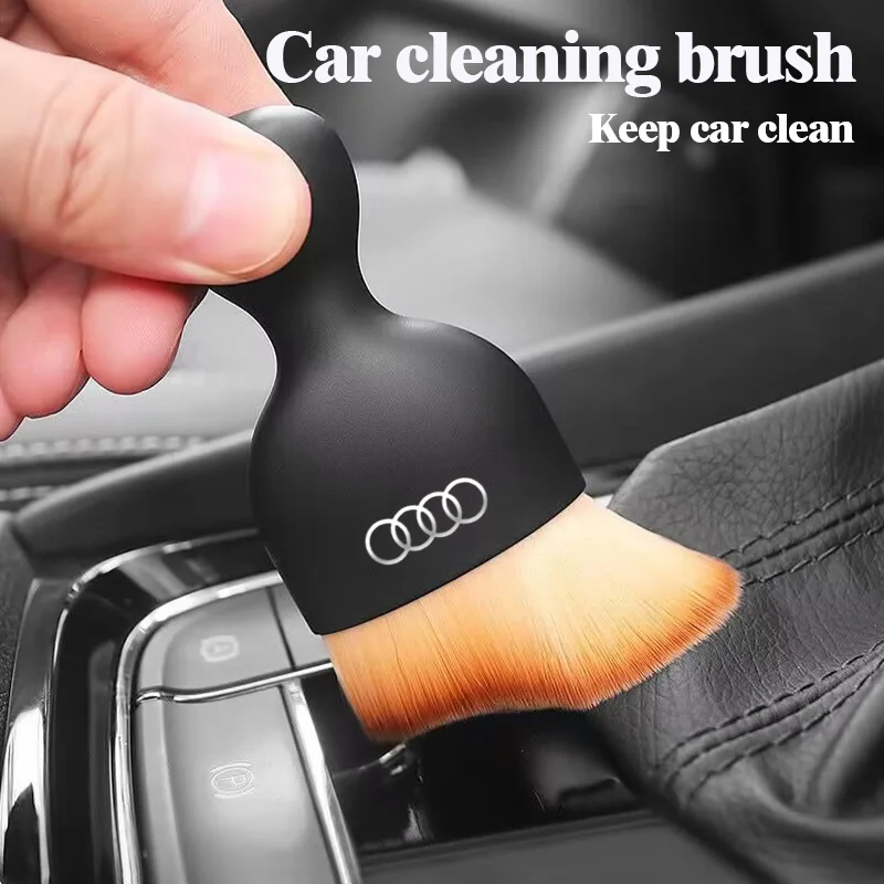 Car Air Conditioner Outlet Dashboard Cleaning Brush Auto Interior Dust Brush for Audis Sline Q5 A1 A2 A3 A4 A5 A6 A7 A8 8P B6 Q8