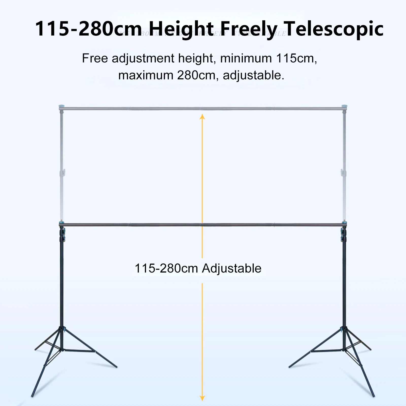 Background stand Photography Photo Studio Softbox Lighting Kit With 2.8x3M Background Frame 2pcs Backdrops Tripod Stand Bracket
