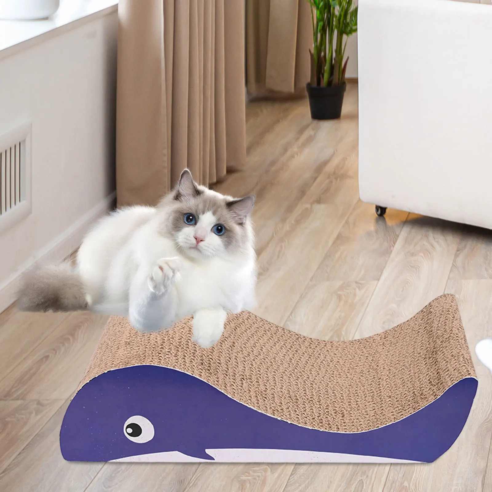 Cat Scratcher Cat Scratching Cushion Grinding Claw Toys for Cats Wear-Resistant Furniture Protector Cat Bed Nest Pet Supplies