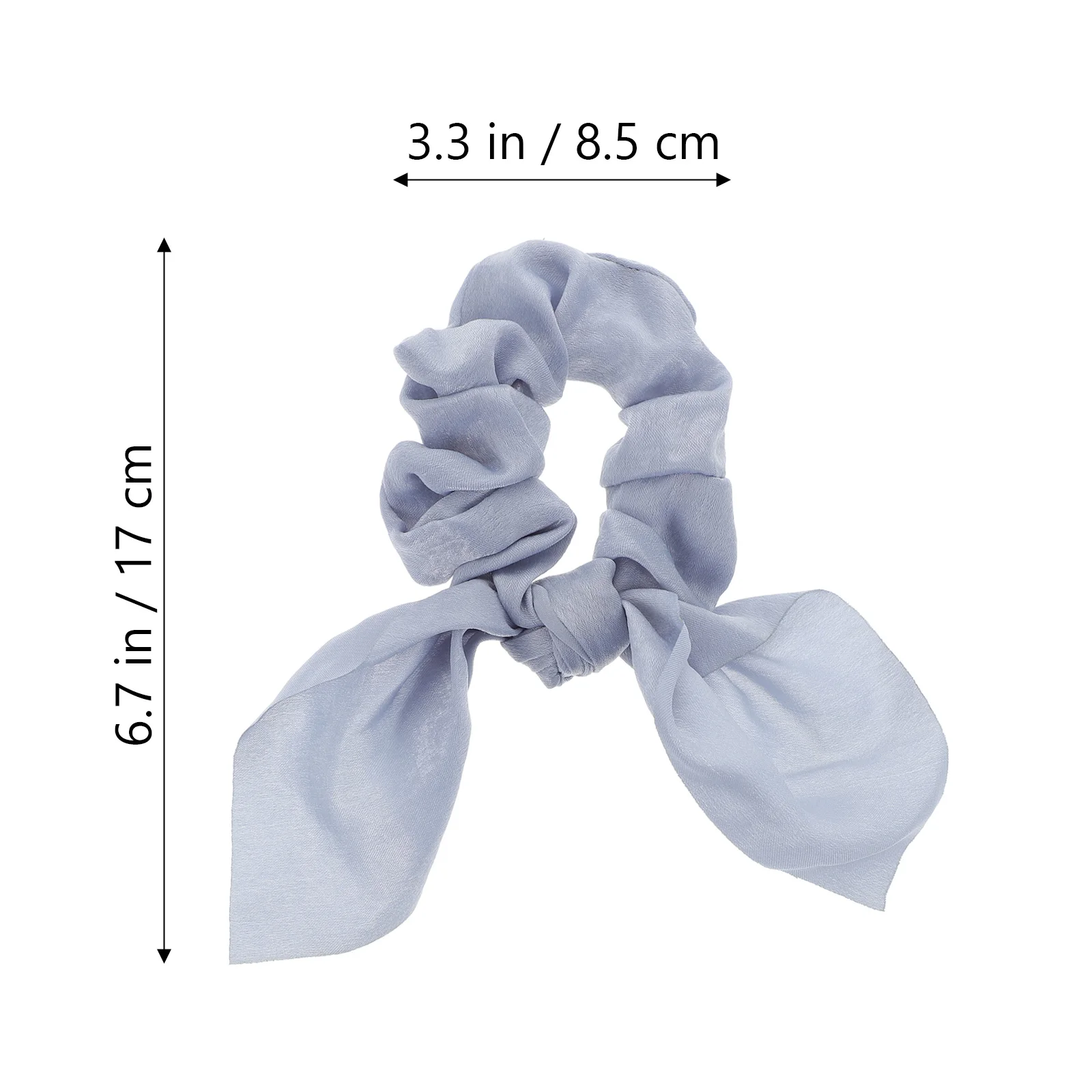 

10pcs Ear Hair Ties Satin Scrunchies Bow Ropes Elastic Women Accessories All Lengths Glide Over Hair Less