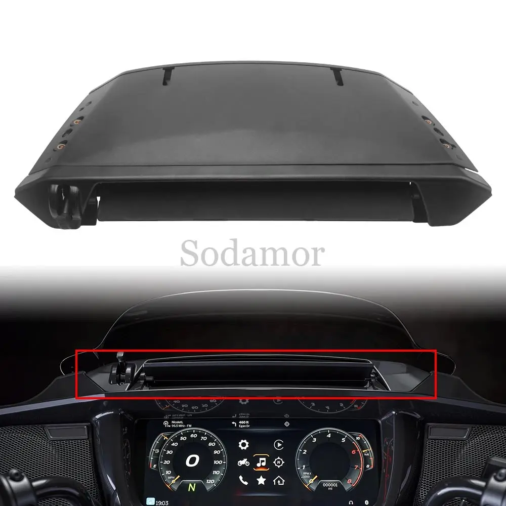 Motorcycle Inner Fairing Air Duct Vent Kit Longer Life Time Matte Black Fits For Harley Davidson FLHXSE FLHX FLHXU 2023-2025