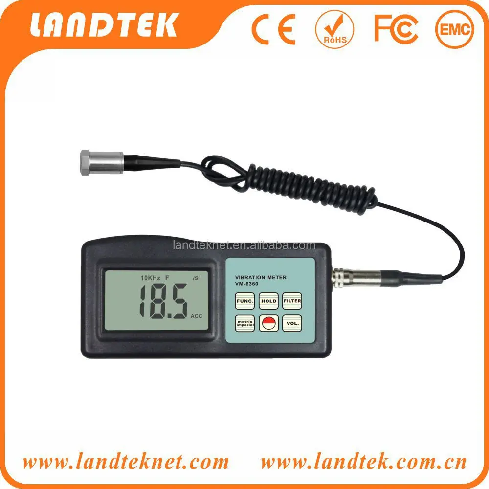 Pocket Vibration Meter Tester Gauge VM-6360