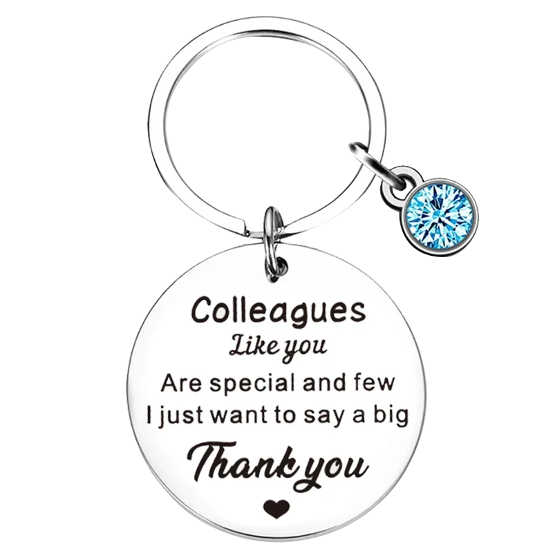 New Coworker Gifts Keychain Pendant Colleague Appreciation Gifts Key Chains Thank You Leaving Going Away Gift