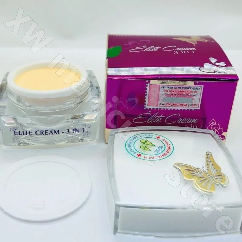 Vietnam ELITE Three-in-one Cream Moisturizing Moisturizing Brightening Skin Tone To Improve Dullness Facial Care Cream 12g