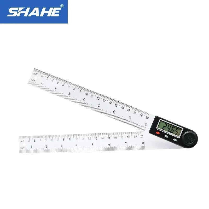 

Shahe Angle Inclinometer 200 mm Angle Digital Ruler Electron Goniometer Protractor Angle Finder Angle Measuring Tools