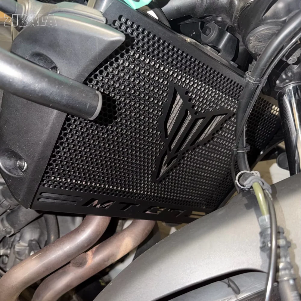 For Yamaha MT07 MT-07 FZ07 2017-2019-2020-2021-2022-2023-2024 Motorcycle Radiator Grille Grill Guard Protector Cover Protection