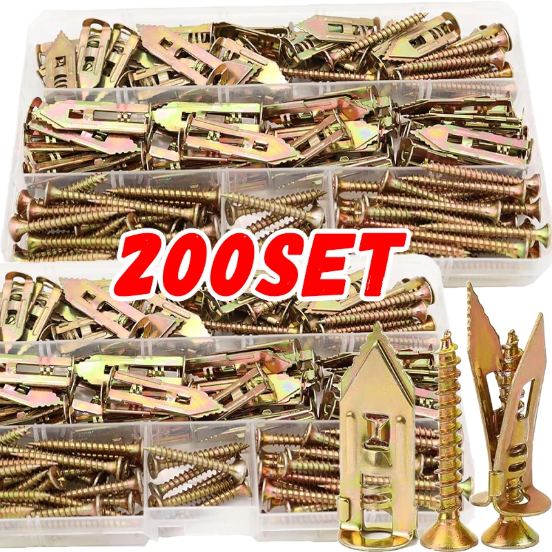 

Самосверлящие расширительные винты, заглушка с полостью, инструменты для крепления дюбеля, анкеры для гипсокартона, сделай сам, домашняя безопасная стена, монтаж гипсокартона