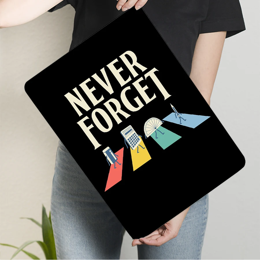 لا تنسى أبدًا أدوات الرياضيات معبر آبي الطريق نمط معدن القصدير تسجيل خمر الرجعية جدار ديكور فني للمنزل مكتب الفصول الدراسية