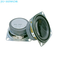 8Ohm 3W 53MM 52mm 2inch Square Loudspeaker 40mm External Magnetic Speaker Foam Black Edge Pot Bottom Height 25mm diy speaker