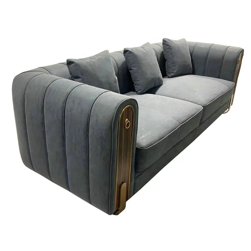 

#Affordable Luxury Modern Living Room Furniture 3 Seater Fabric Sofa Couch
