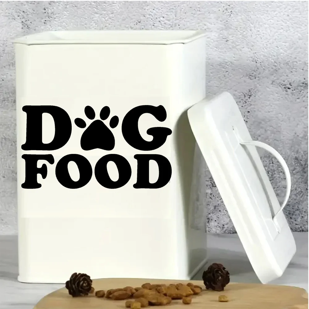 

Creative PVC Wall Sticker, Dog Food Slogan Dog Paw Print, Waterproof Self-Adhesive Wall Sticker For Bedroom, Entryway, Livin