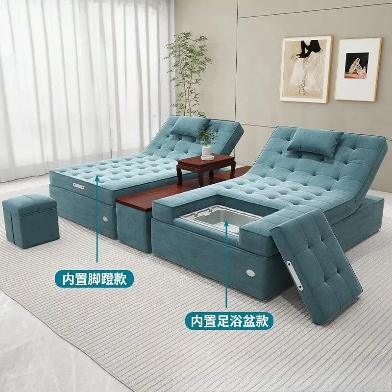 Electric foot massage sofa foot bath multi-functional integrated leisure ear picking massage bed
