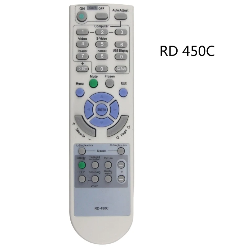 Remote Control untuk Bagian Perbaikan Jarak Jauh Proyektor Rd-450c Rd-448e